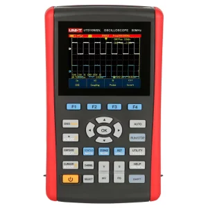 UTD1050DL Handheld Digital Storage Oscilloscopes 2CH Scope Meter 7 Inches Widescreen LCD USB Interface