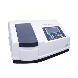 UV Vis Spectrophotometer Dual Light Source 4 Quartz Cuvettes High Stability Lab Testing Device