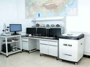 Ultra Configuration X ray Spectrometer EDX V63 Mineral Ore Cement Ceramic Analyzer Super Fast SDD Detector 50KV 2mA