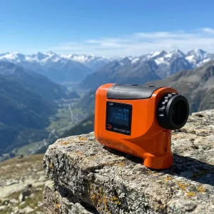 Ultra-Lightweight 905nm ±0.3m Accuracy Compact 6X Zoom Handheld Professional Laser Rangefinder LRF with OLED Dual Display