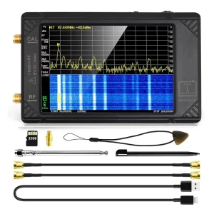 Ultra Portable 4 Inch Touch Screen Spectrum Analyzer 100kHz 5.3GHz 32GB for Education and Maker Boards