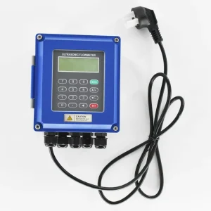 Ultrasonic Flow Meter Sensor Water Flow Measuring Wall Mounted Energy Clamp Ultrasonic FlowMeter
