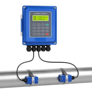 Ultrasonic Flowmeter for Liquid and Oil ABS Material Clamp-On Technology OEM Customizable for Water Liquid Flow Measurement