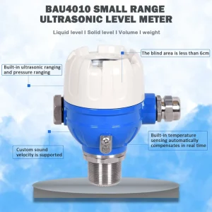 Ultrasonic Level Transmitter Dual Ranging Ultrasonic Pressure Custom Sound Velocity Small Blind Area Level Measuring Instrument