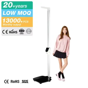 Ultrasonic Measuring Scale Electronic Smart Body Composition Digital BMI Height Weighing Scale for Human
