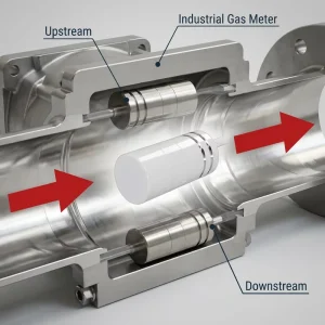 Ultrasonic Sensor 200kHz for Industrial Gas Meter (Titanium Alloy, IP68, 9° Beam Angle, -30~70℃, 2MPa)