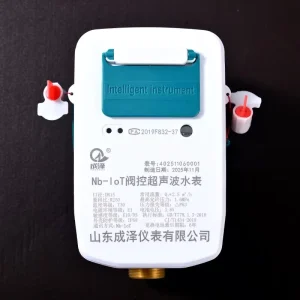 Ultrasonic Water Meter with LoRaWAN Communication Remote Monitoring System