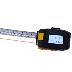 Units Switchable Laser Measuring Tape Rechargeable LCD Display Laser Measure Tape for Design and Building