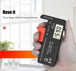 Universal Battery Capacity Tester for Testing Multiple Battery Types Intelligent Design Without Power Supply
