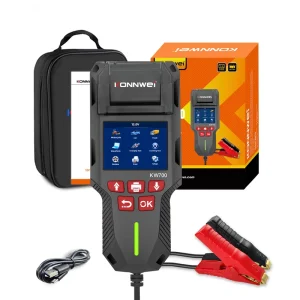 Universal Lithium Battery Tester Analyzer Tester 12V 24V Battery Tester with Printer Auto Smart 10-2000 CCA