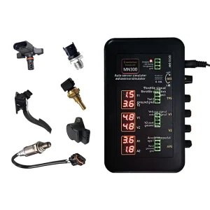Update MN300 Auto Sensor Simulator Automotive Tester 12V OLIVER Fit Car Rail Oxygen Oil Pressure Flow Signal Generator Black 1W