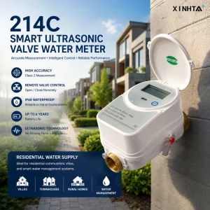 Utility Smart Water Meter Class B Dn15 Ip68 Ultrasonic Water Meter for Household