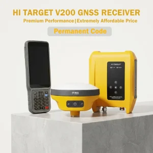 V200 GNSS Receiver Base and Rover Handheld RTK with Permanent Code Land Surveying Mapping GNSS RTK