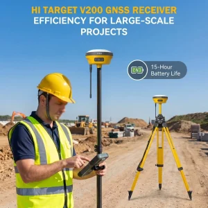V200 GPS Base and Rover Handheld Receiver RTK with Permanent Code Land Surveying Mapping GNSS RTK