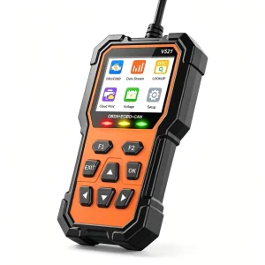 V521 OBD2 Scanner Battery Tester Car Code Reader Check Engine Light Diagnosis Live Data CAN 9 16V LCD Display Warranty