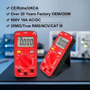 V&A VA25B 2 Smart NCV Digital Auto Range TRMS Multimeter with LIVE Function 2000 Display Counts