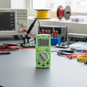 VA25A Mini LCD Digital Multimeter Auto Ranging TRMS 4 Digit Display 600V AC DC Voltage Current 20 MOhms Resistance Cat III 600V