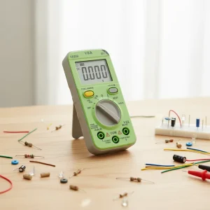 VA25A Smart Digital Pocket Multimeter 600V 1A 20M Auto Trms Current Plug in Measuring Voltage Current Resistance Type K 4 Digit