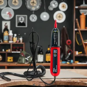 VA6816 LED Test Pencil AC DC Voltage Tester with 400V Indication Polarity Indication Probe for Electrician Wire Testing