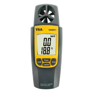 VA8021 Handheld Digital Anemometer with Dew Point Wind Speed Temperature & Humidity Measurement LCD Back Light Auto Power off