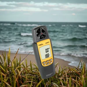 VA8022 Digital 3 in 1 Handheld Anemometer Wireless Wind Speed Meter Temperature Measurement for Windsurfing Kite Flying Surfing