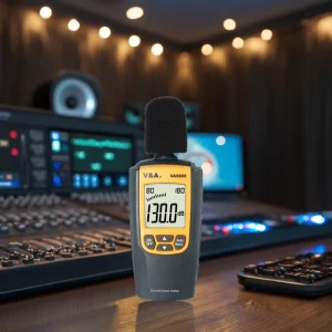 VA8080 Digital Sound Level Meter Auto Manual Portable 30dB 120dB MAX Data Hold LCD Analog Bar OEM Color CE Certified A Weighting