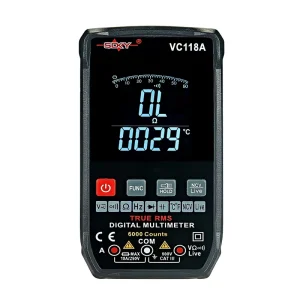 VC118A 6000 Counting Large Screen Display Intelligent Digital Multimeter Multi-functional Tester