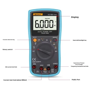 VC17B+ ZT219 High Precision Auto Range Multimeter Four and a Half Digit Electronic Accessories