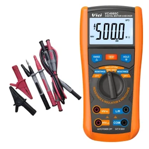VC4060C Digital Multimeter with Microohm Insulation Inductance Testing 6000 Digit LCD Display for Industrial Use