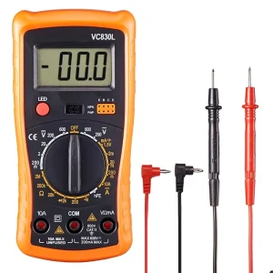 VC830L Digital Multimeter Handheld LCD Backlight Portable AC DC Ammeter Voltmeter Ohm Voltage Digital Multi Tester Multimeter