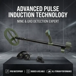 VKM C1 Industrial Deep Search Metal Detector IP68 Waterproof Pulse Induction System Gold & Treasure Locator