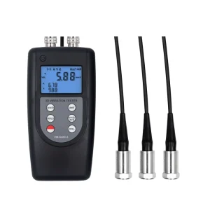 VM6380-3 3-Position Vibration Meter Speed Measuring Instrument with Simultaneous Display of 3 Parameters