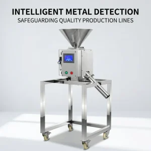 VMD 15D Food Grade Gravity Fall Metal Separator High Sensitivity SUS304 HACCP FDA Compliant IP54 Rated 10-50 L/H