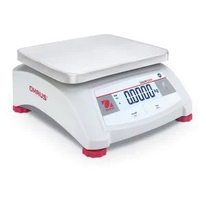 Valor 1000 V12P Compact Bench Scale Food Weighing Scale with Backlit LCD for Kitchen Restaurant