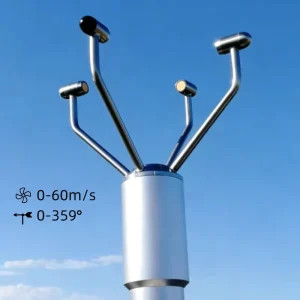 Veinasa CXS02B A4 Customizable Environmental 2D Anemometer RS485 Ultrasonic Wind Speed Direction Sensor Testing Instruments