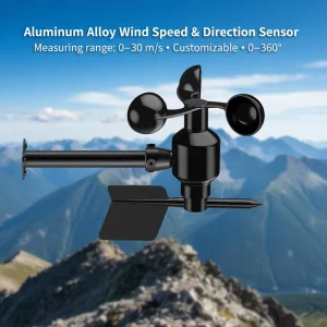 Veinasa WSDS02 Customizable 0-30m/s Aluminum Alloy Wind Speed Direction Sensor RS485 Anemometer for Weather Station OEM ODM