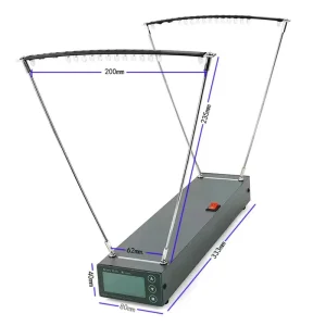 Velocimetry Speed Measuring Instrument 0-2000MPS Bow Velocity Measurement Tool Aluminum Alloy Canopy-type Speedometer
