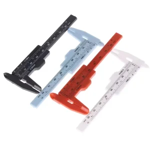 Vernier Caliper 0 80mm Double Scale Rulers Plastic Caliper Measurement Tools Student Mini Tool Rulers Measuring Calipers Tool