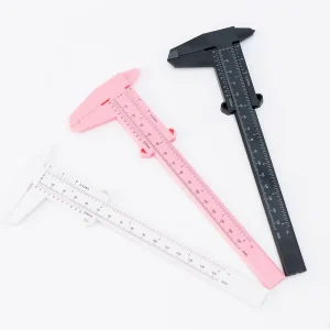 Vernier Caliper Microblading Measuring Ruler Eyebrow Mapping Ruler Plastic Vernier Caliper for Eyebrow Permanent Makeup