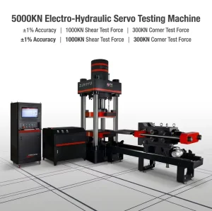 Versatile Material Testing Machine for Compressive Strength Elastic Modulus and Shear Modulus Performance Tests
