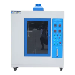 Vertical Horizontal Combustion Test Chamber Needle Flame Test Machine Plastic Tester
