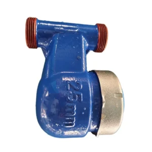 Vertical Installation Mechanical Wet Type Water Meter with Brass Cast Iron Body Accurate Measurement for Residential Use