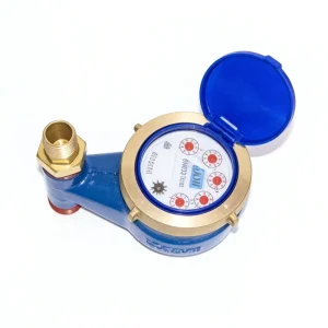 Vertical Rotary Vane Water Meter Cold Water Flow Meter for Vertical Pipeline DN15 DN25 Domestic Water Meter