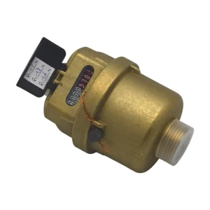 Vertical Volumetric Complete Brass Body IP68 Water Meter DN20 OEM Customizable