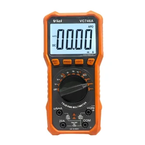 Vici DMM Large HD Display 1000V 20A 60MΩ 60mF 10MHz 1000℃ 1832℉ 99% Measure Functions VC746A Digital Multimeter
