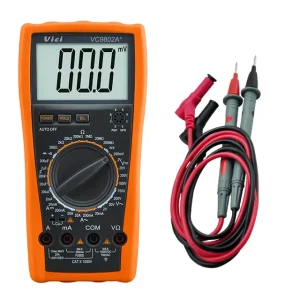 Vici VC9802A+ Digital Multimeter of 1000V 20A 2000Mohm 200uF Dual Integral A D Transfer Measuring Method