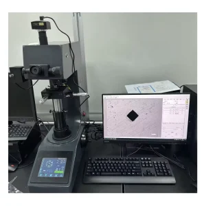Vickers Hardness Tester Newly Designed Software With Touch Screen and Max Height 200mm Auto Turret