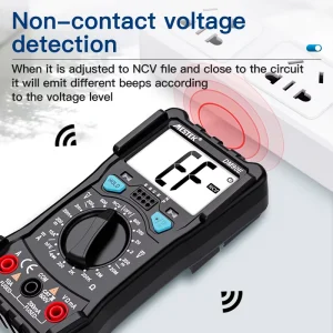 Voltage Multimeter High Precision Intelligent Small Voltage Meter Manual Range Digital Smart Multimeter