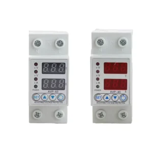 Voltage Protective Device 80A Automatic Adjustable Over Under Voltage Protector Voltmeter Voltage Monitor