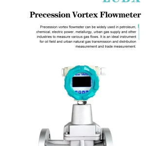 Vortex Flowmeter 4-20mA RS485 IP65 Gas Stainless Steel Flange Thread Clamp